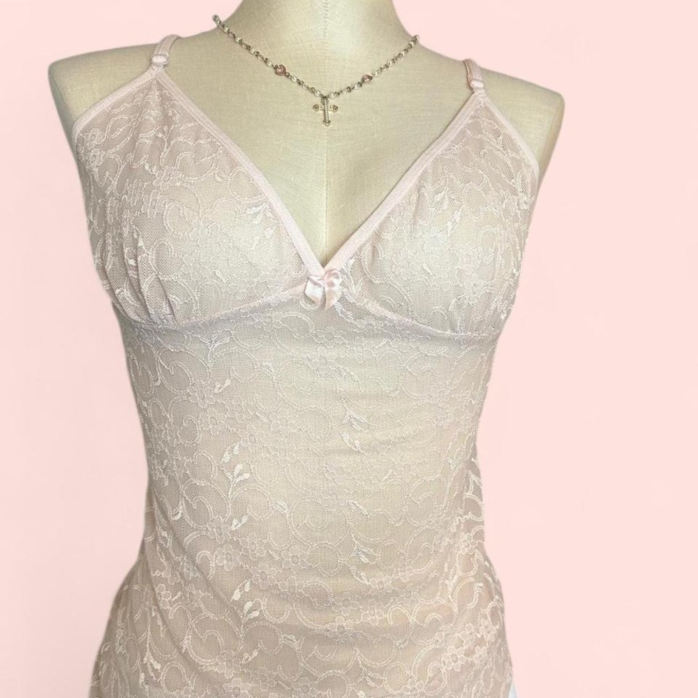 Baby Pink Lace Tank Woman’s M